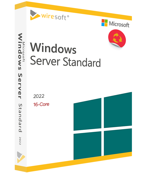 MICROSOFT WINDOWS SERVER 2022 STANDARD 16-CORE